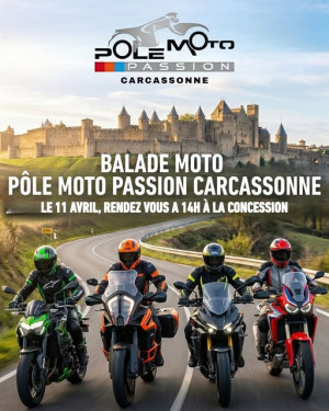  Balade moto avec Pôle Moto Passion et Honda Carcassonne 
